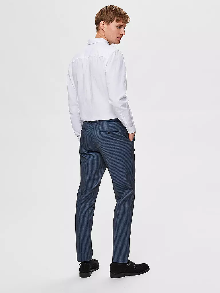 SELECTED | Chino Slim Fit " SLHSLIM-AIDEN " | blau