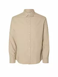SELECTED | Flanellhemd Slim Fit SLHSLIMOWEN | creme