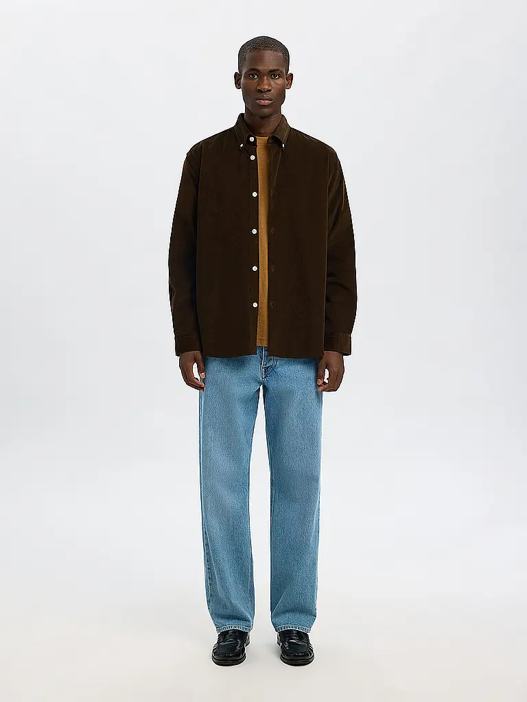 SELECTED | Hemd Regular Fit  SLHREGDANNI | schwarz