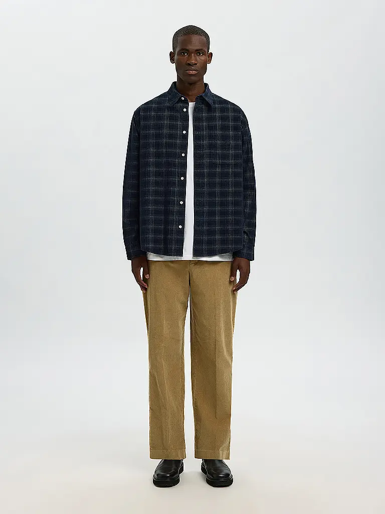 SELECTED | Hemd Regular Fit SLHREGCORD | Blau