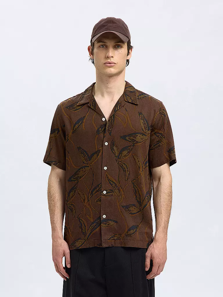 SELECTED | Hemd Regular Fit SLHREGNOA | braun