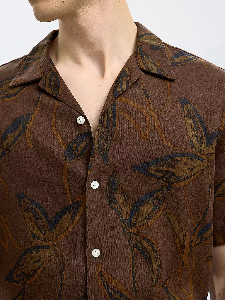 SELECTED | Hemd Regular Fit SLHREGNOA | braun