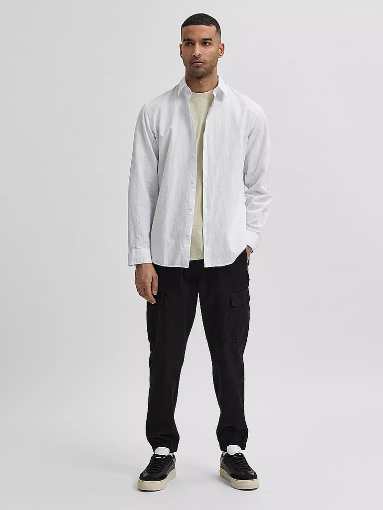 SELECTED | Hemd Regular Fit SLHSLIMNEW | schwarz