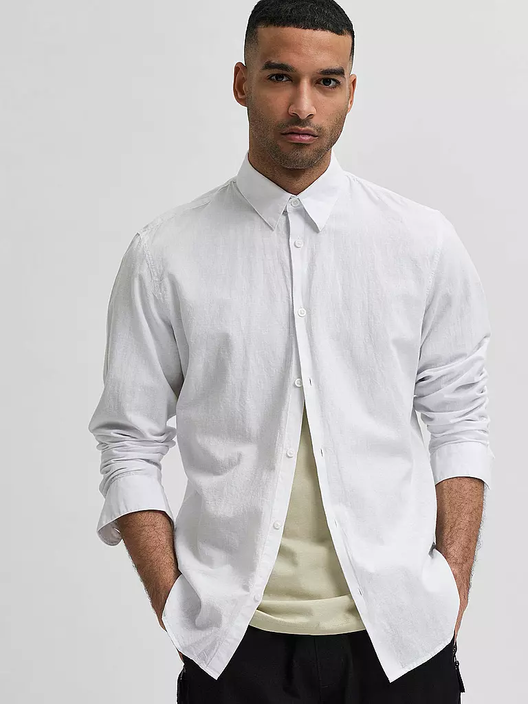 SELECTED | Hemd Regular Fit SLHSLIMNEW | schwarz