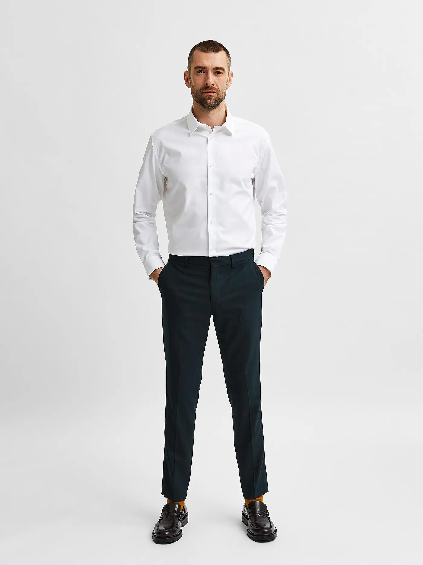 SELECTED | Hemd Slim Fit SLETHAN | weiss