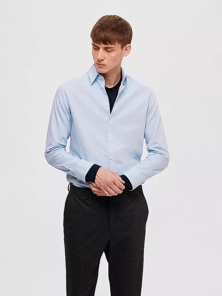 SELECTED | Hemd Slim Fit SLHSLIMSOHO | hellblau