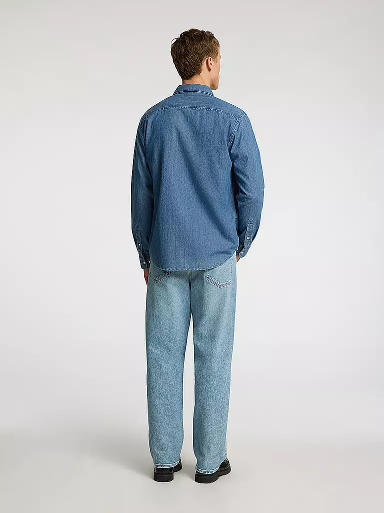 SELECTED | Jeanshemd SLHREGCARLO | blau