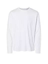 SELECTED | Langarmshirt SLHASPEN | weiss