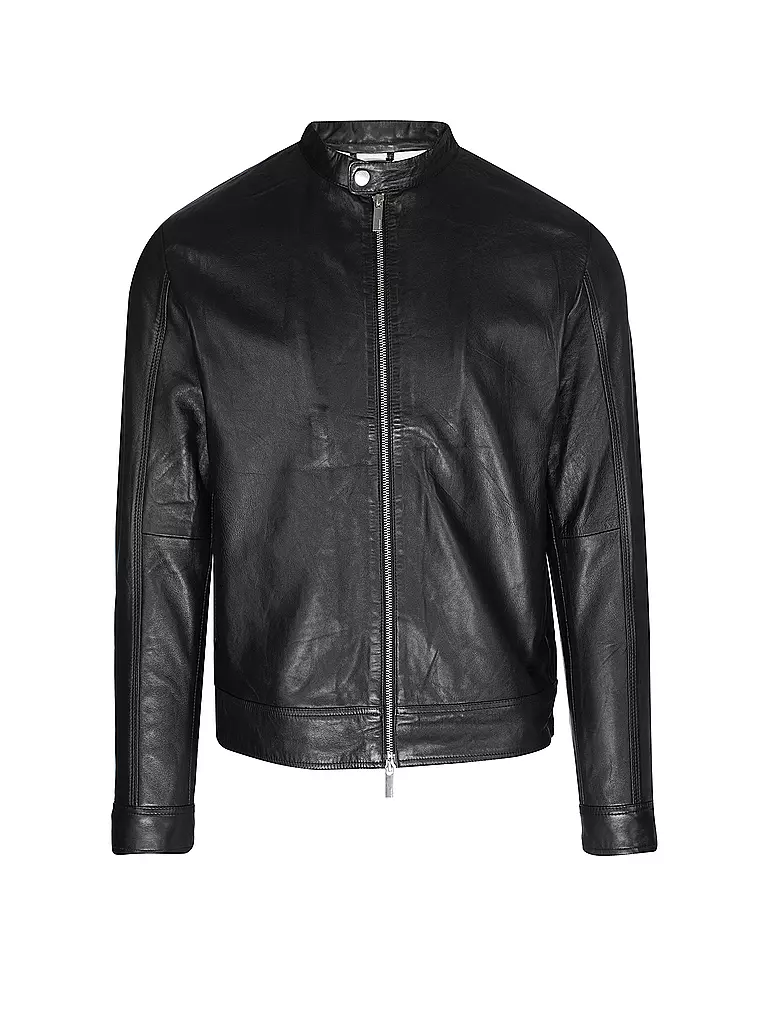 SELECTED | Lederjacke SLHARCHIVE | schwarz