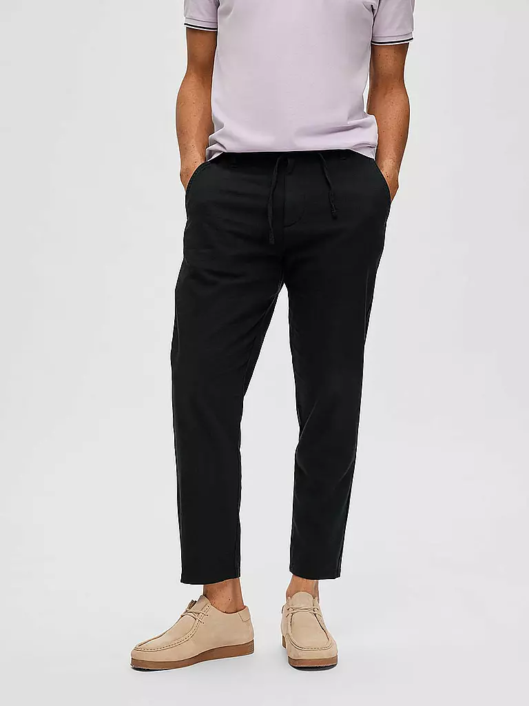SELECTED | Leinenhose SLH172 | blau