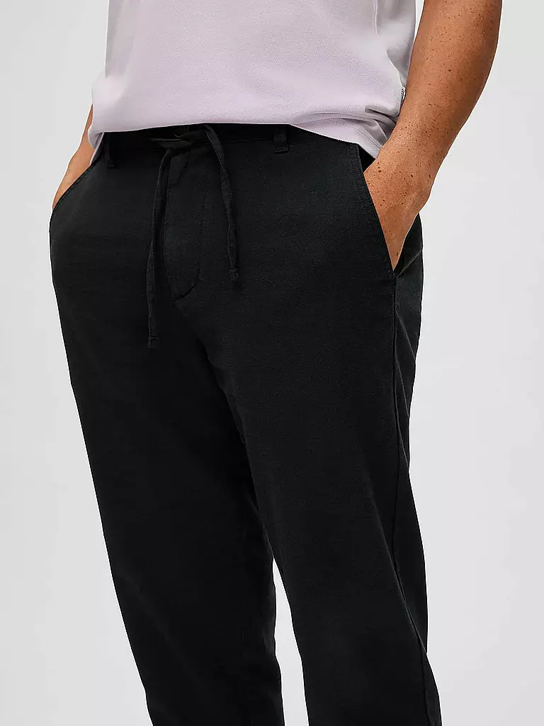 SELECTED | Leinenhose SLH172 | blau