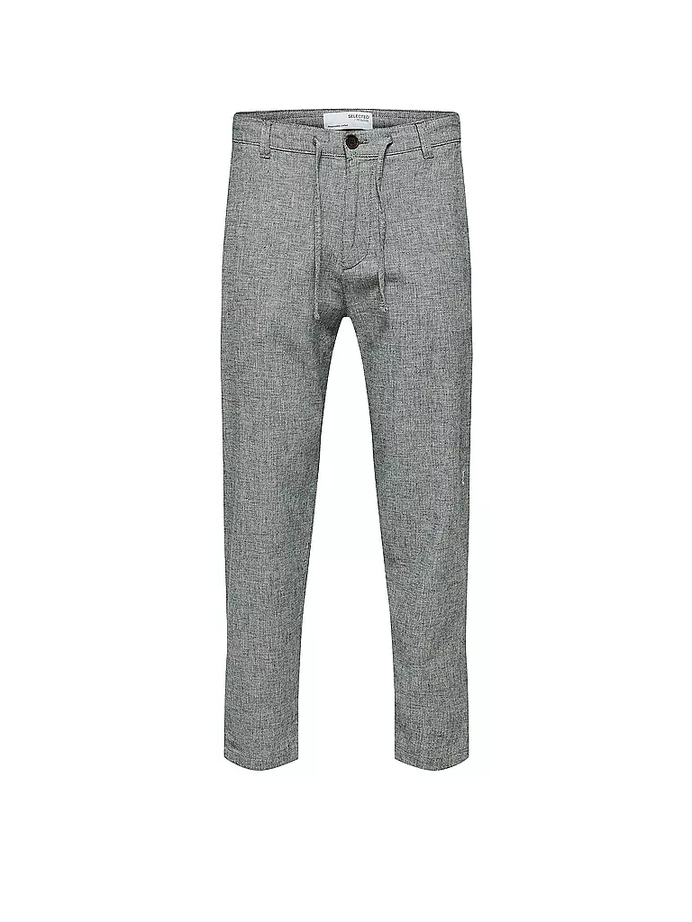 SELECTED | Leinenhose SLHSLIMTAPE | grau