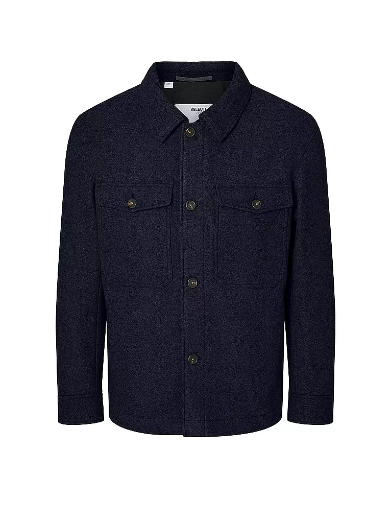 SELECTED | Overshirt SLHMITCH LANO | blau