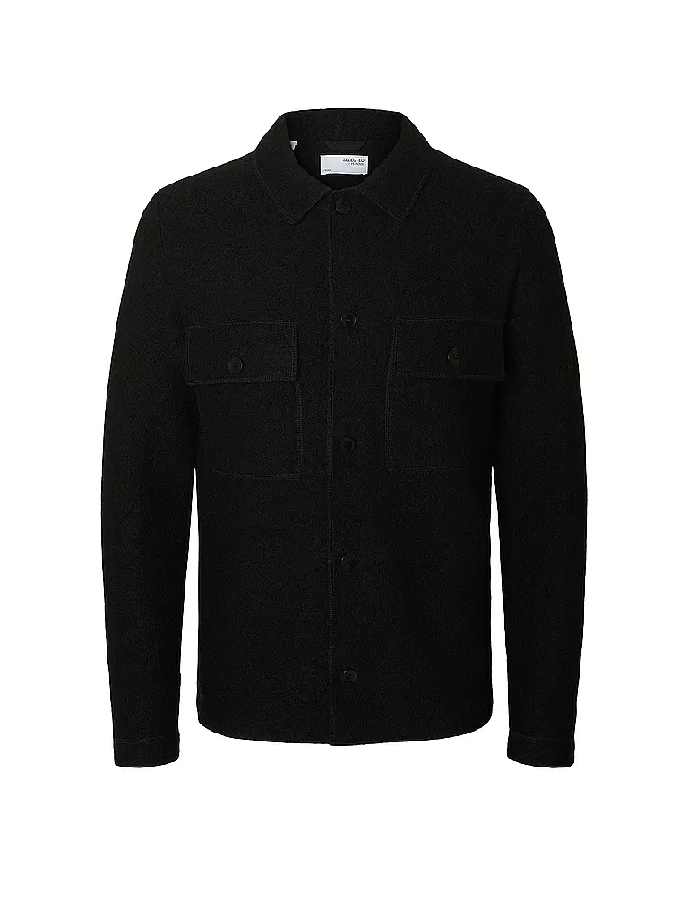 SELECTED | Overshirt SLHNEALY | schwarz