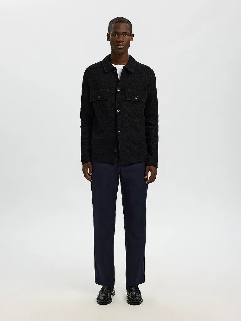 SELECTED | Overshirt SLHNEALY | schwarz