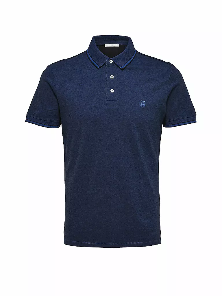 SELECTED | Poloshirt "SLHTWIST" | blau