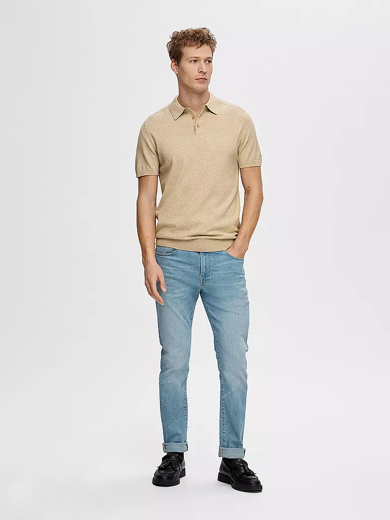 SELECTED | Poloshirt SLHBERG | beige