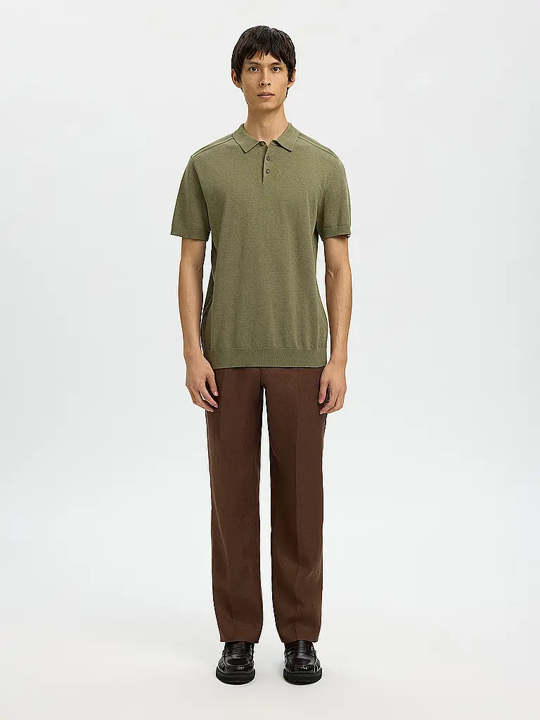 SELECTED | Poloshirt SLHBERG | Grün