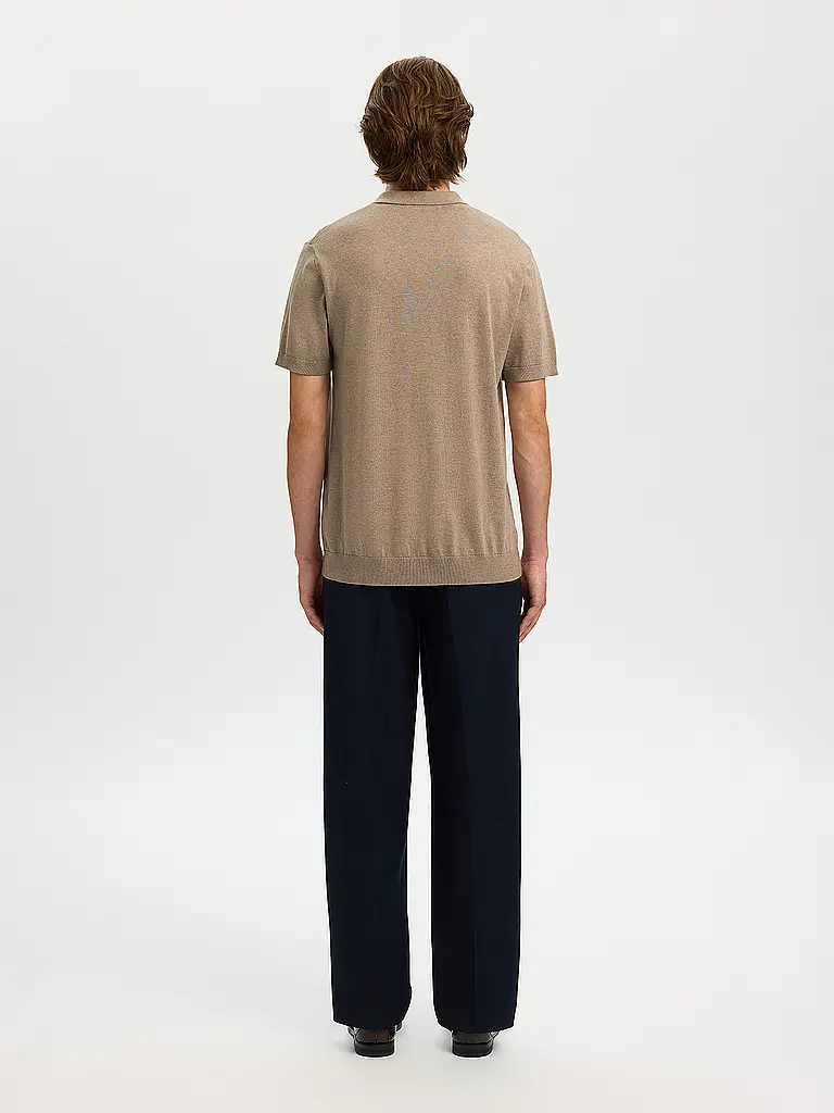 SELECTED | Poloshirt SLHBERG | Beige