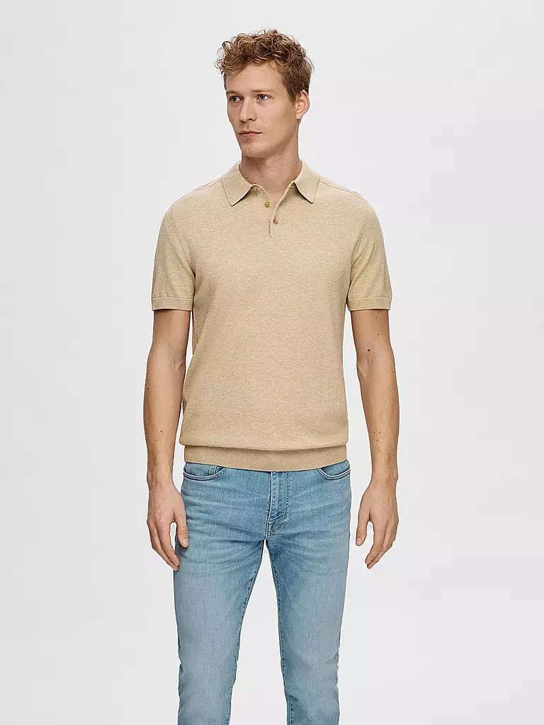 SELECTED | Poloshirt SLHBERG | hellgrün