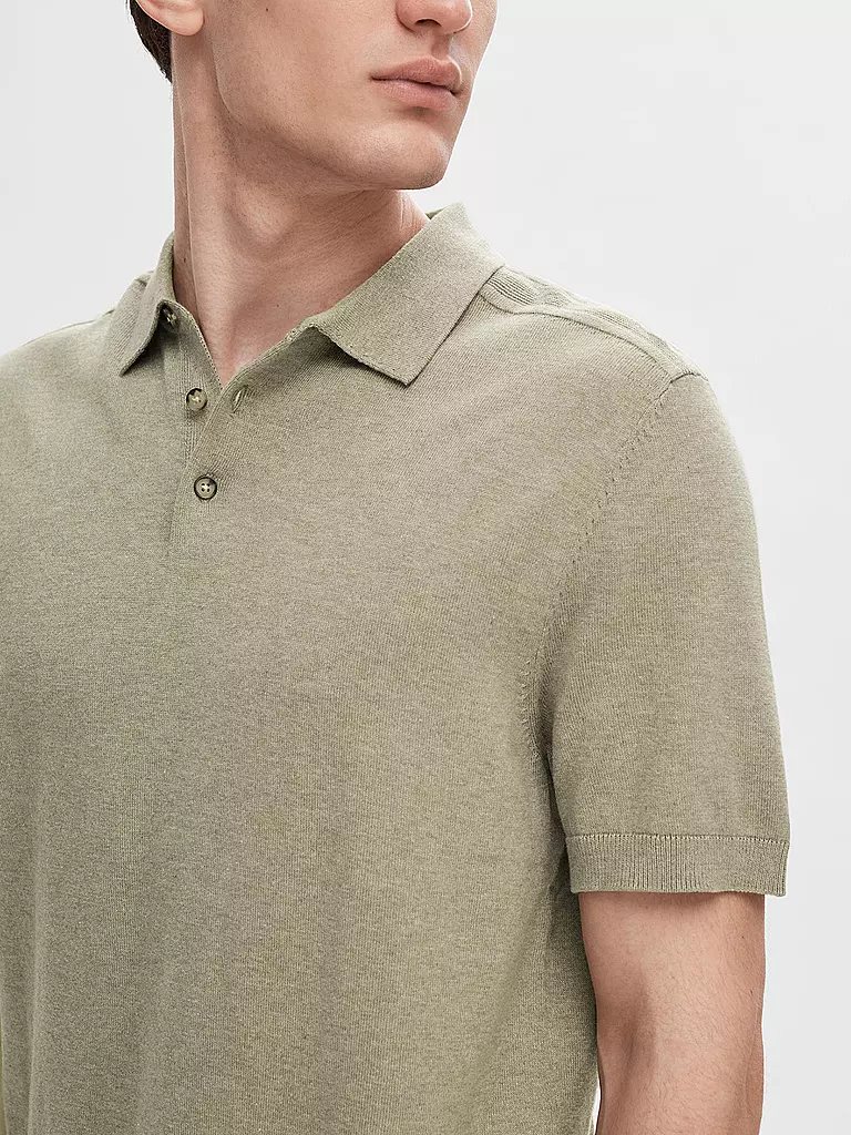 SELECTED | Poloshirt SLHBERG | grau