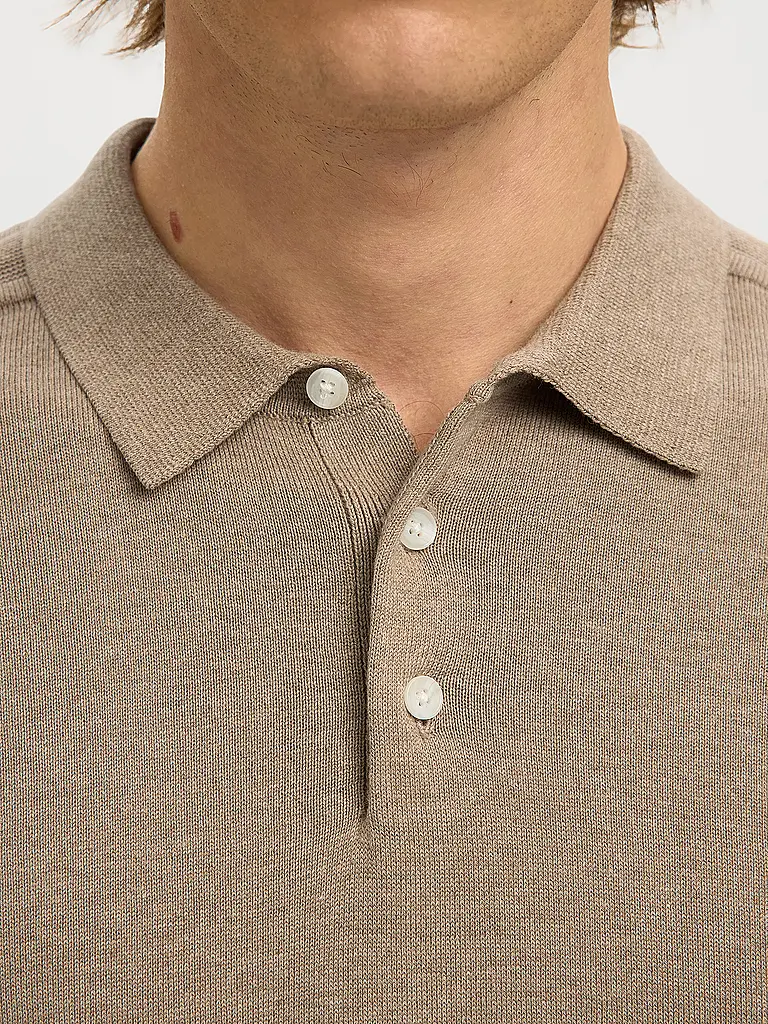 SELECTED | Poloshirt SLHBERG | Beige