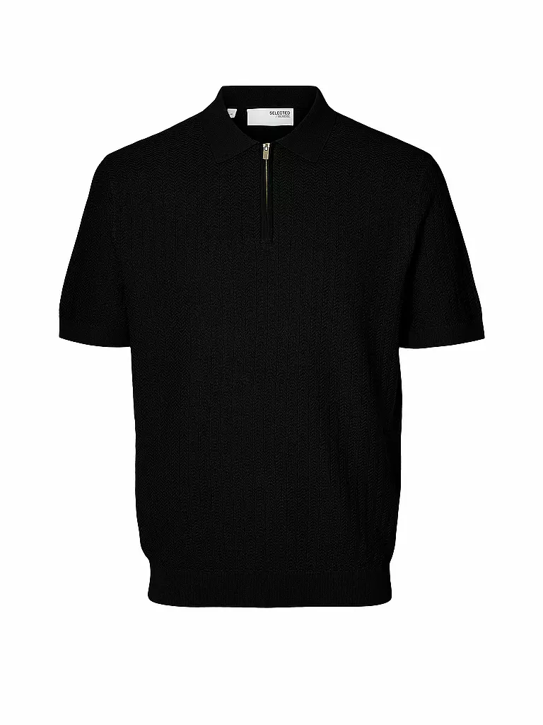 SELECTED | Poloshirt SLHCRAN | schwarz