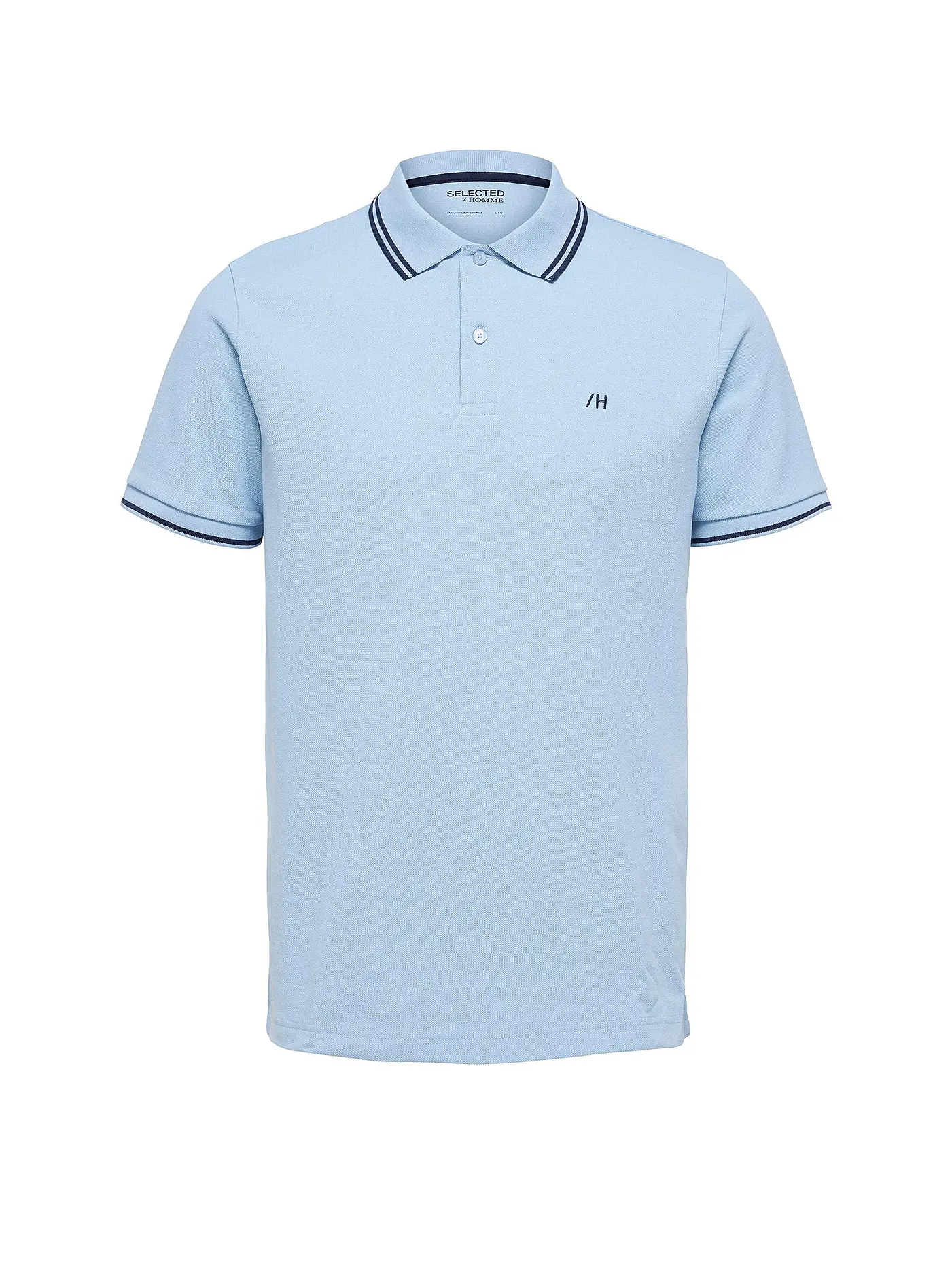 SELECTED | Poloshirt SLHDANTE  | hellblau