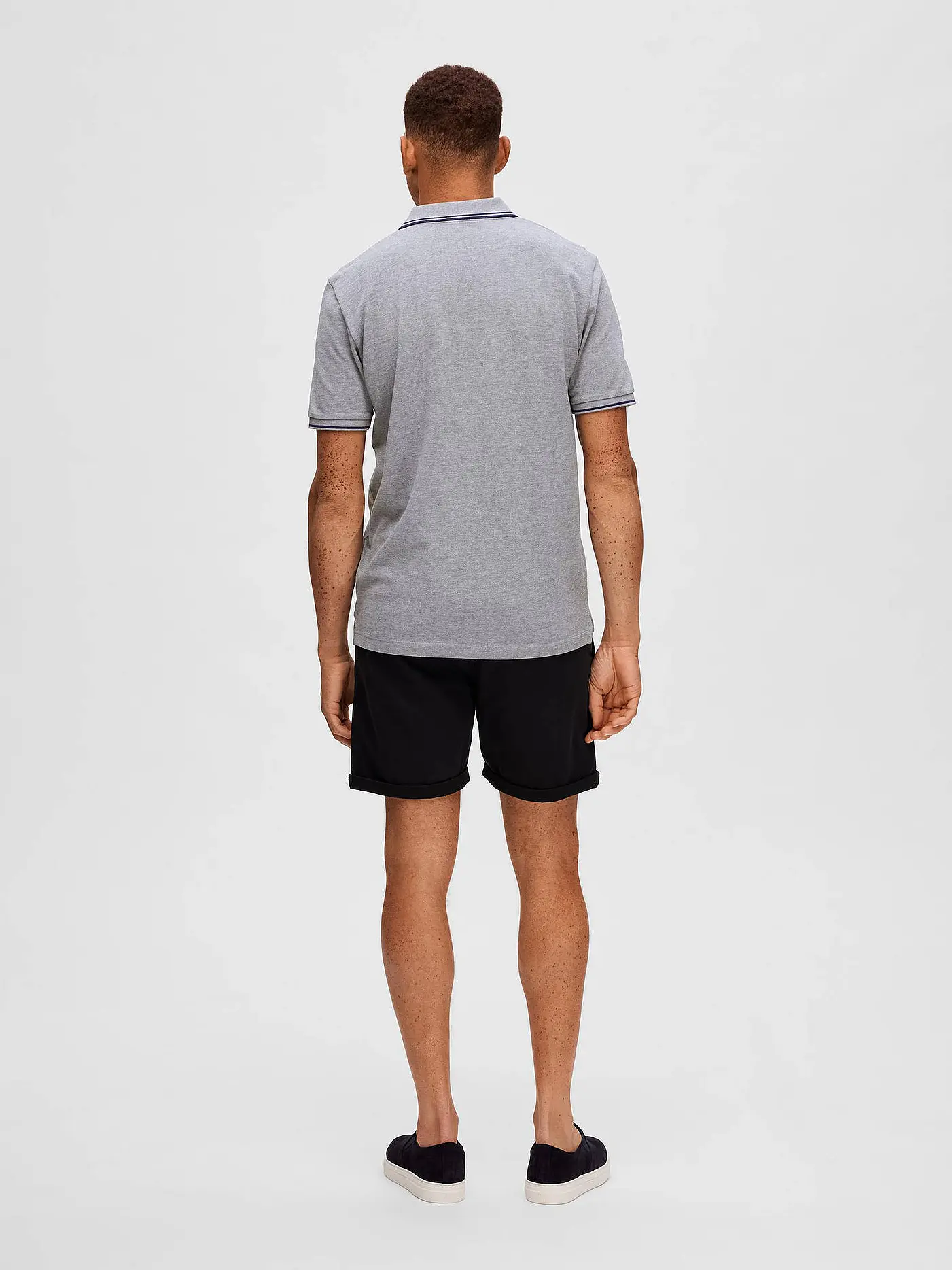 SELECTED | Poloshirt SLHDANTE  | grau