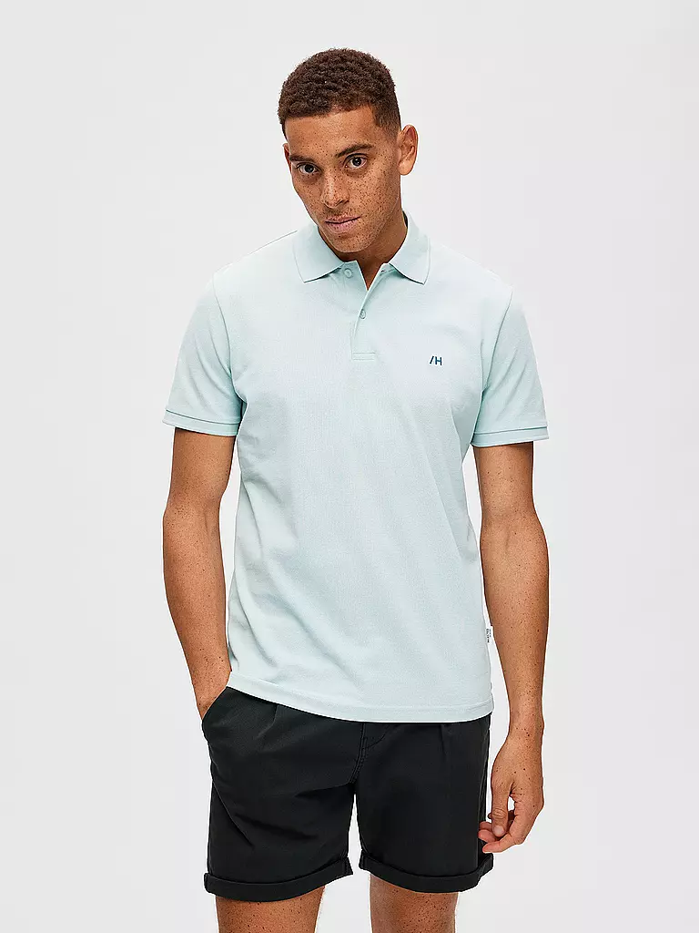 SELECTED | Poloshirt SLHDANTE  | grün