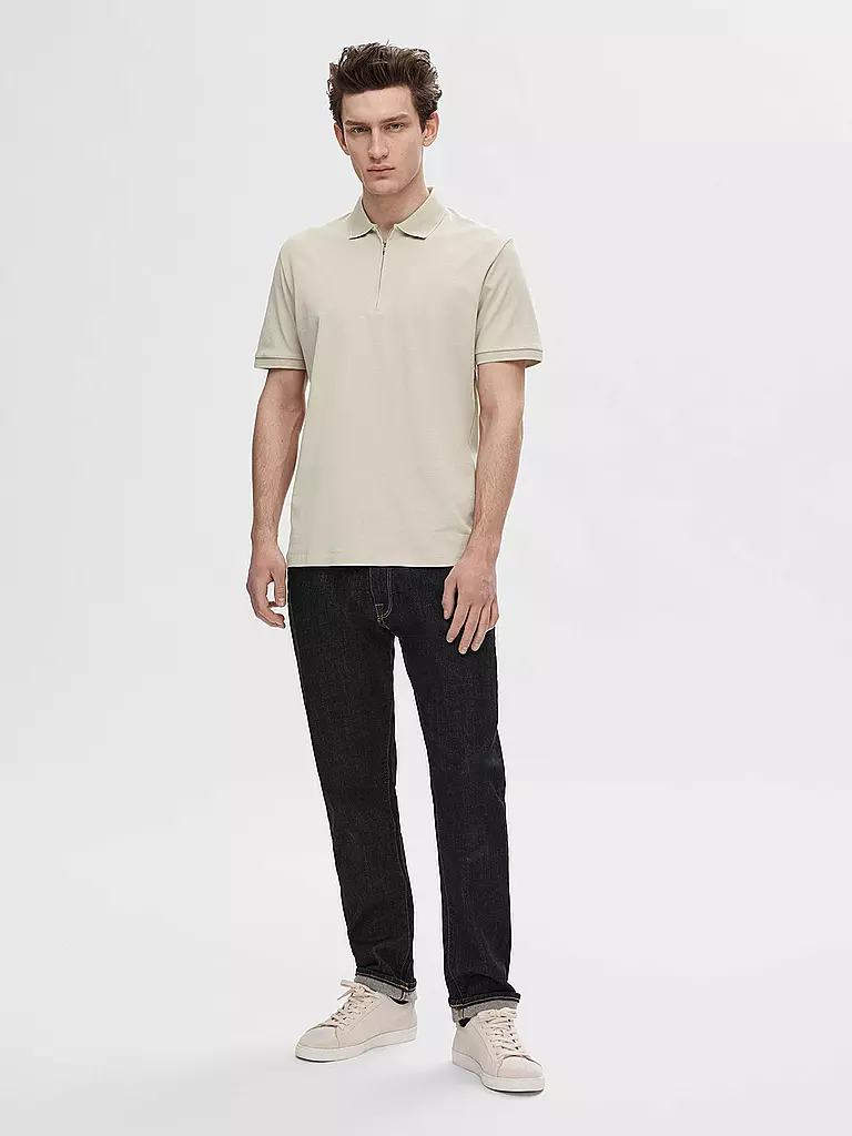 SELECTED | Poloshirt SLHFAVE | beige