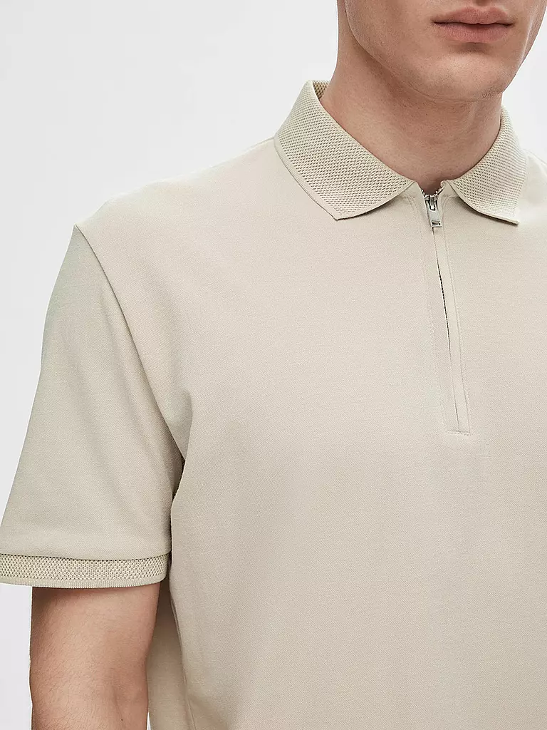 SELECTED | Poloshirt SLHFAVE | beige