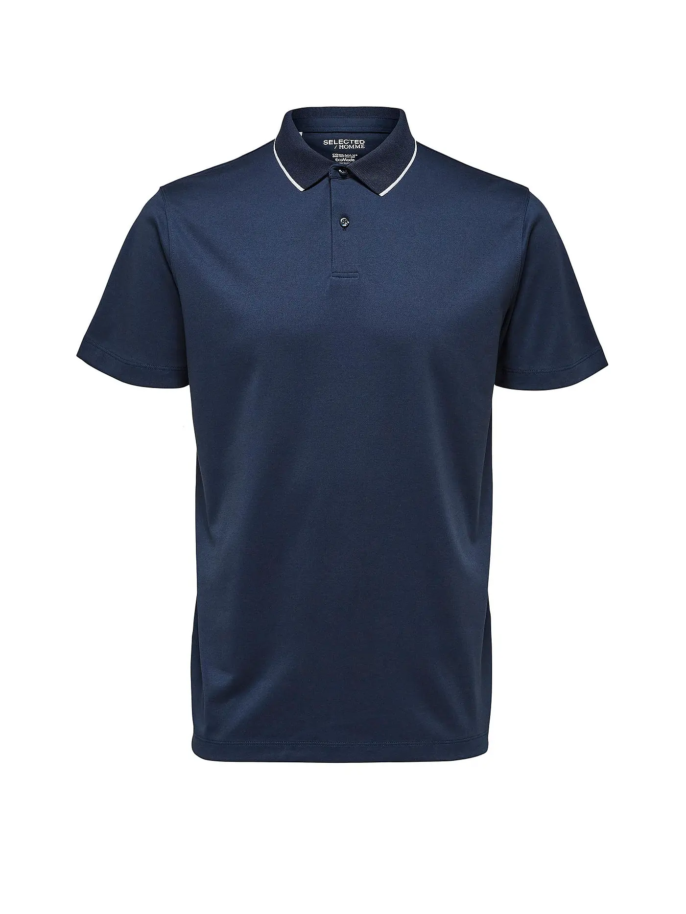 SELECTED | Poloshirt SLHLEROY COOLMAX | blau