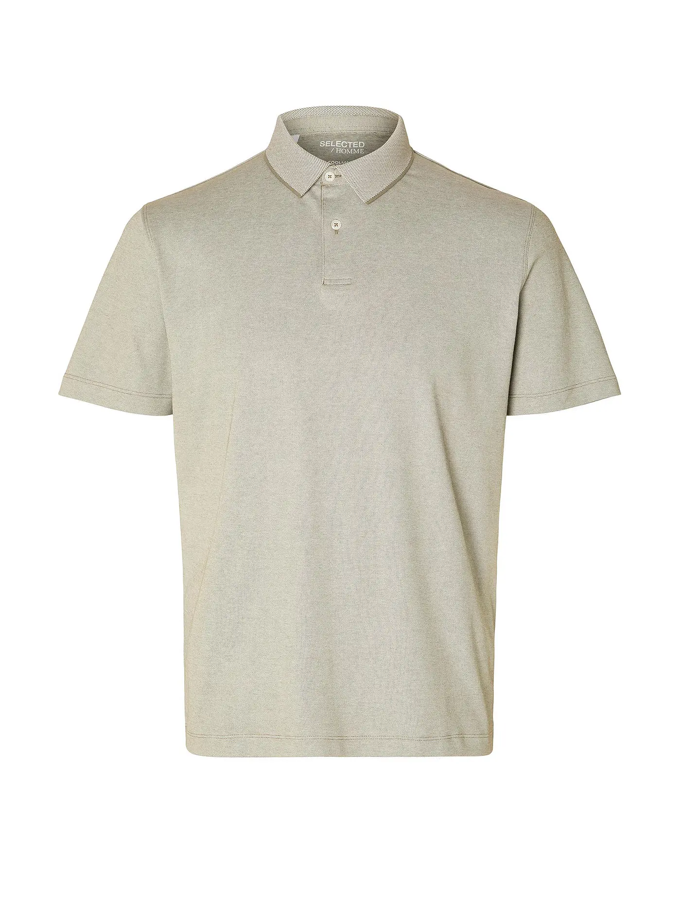 SELECTED | Poloshirt SLHLEROY COOLMAX | beige