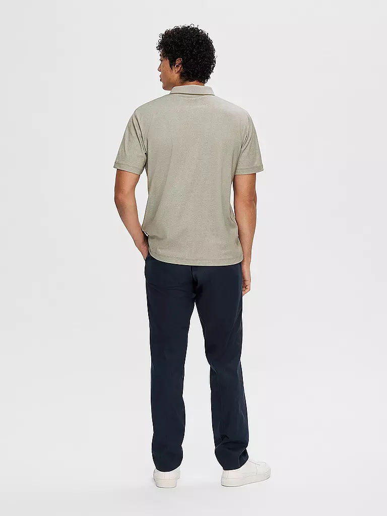 SELECTED | Poloshirt SLHLEROY COOLMAX | Beige