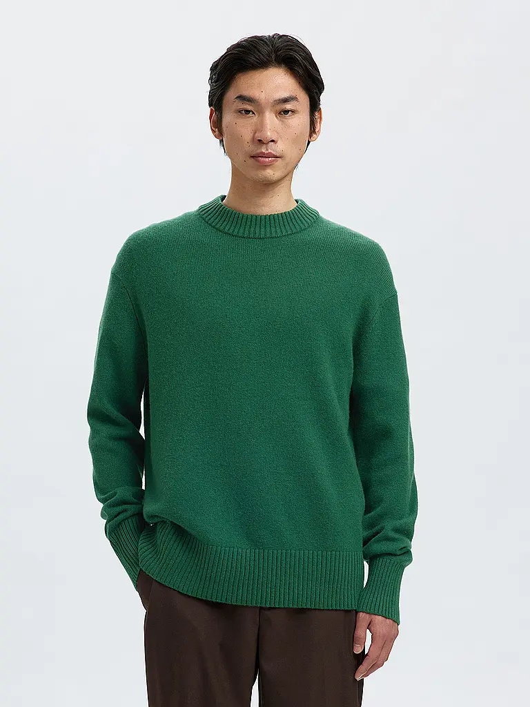 SELECTED | Pullover SLHCALLE  | dunkelgrün