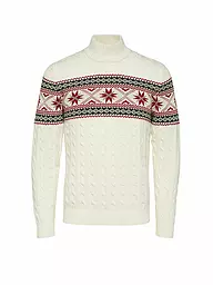 SELECTED | Stehkragenpullover SLHFLAKE  | beige