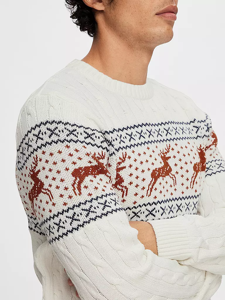 SELECTED | Pullover SLHREINDEER | beige