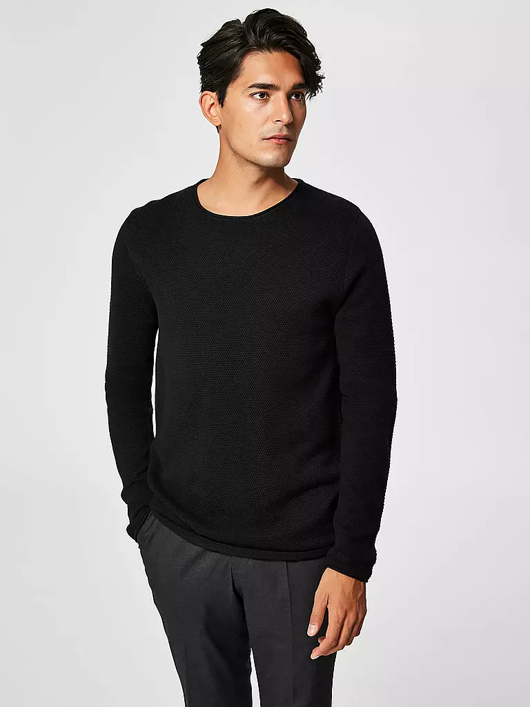 SELECTED | Pullover SLHROCKY  | schwarz