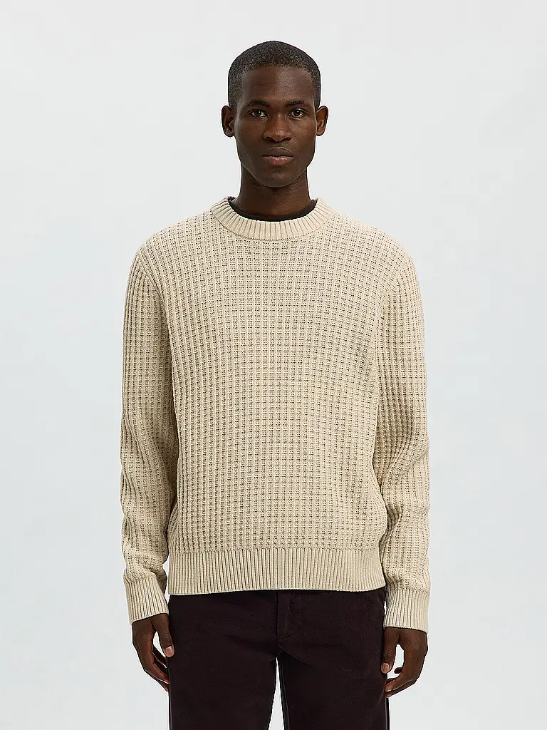 SELECTED | Pullover SLHTOM  | Beige