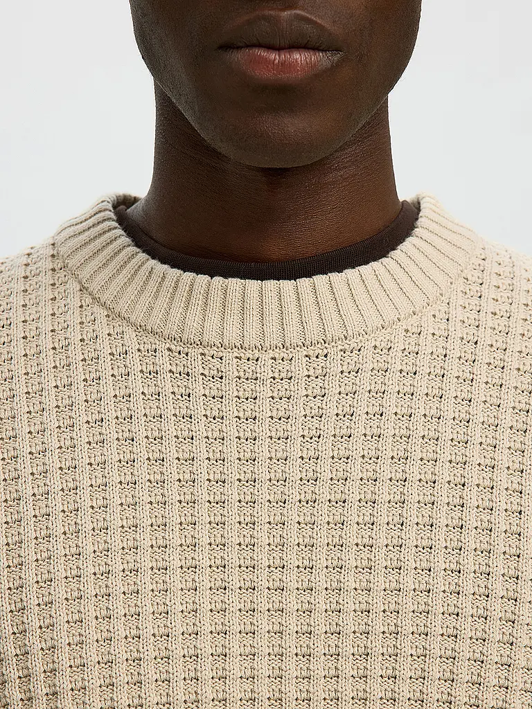 SELECTED | Pullover SLHTOM  | Beige