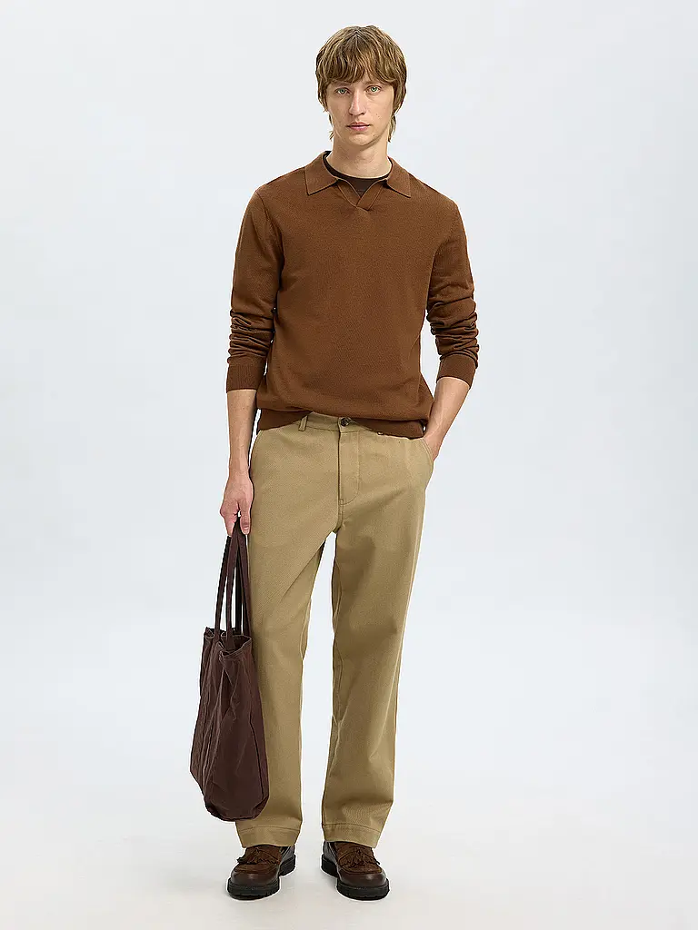SELECTED | Pullover SLHTRAY  | braun