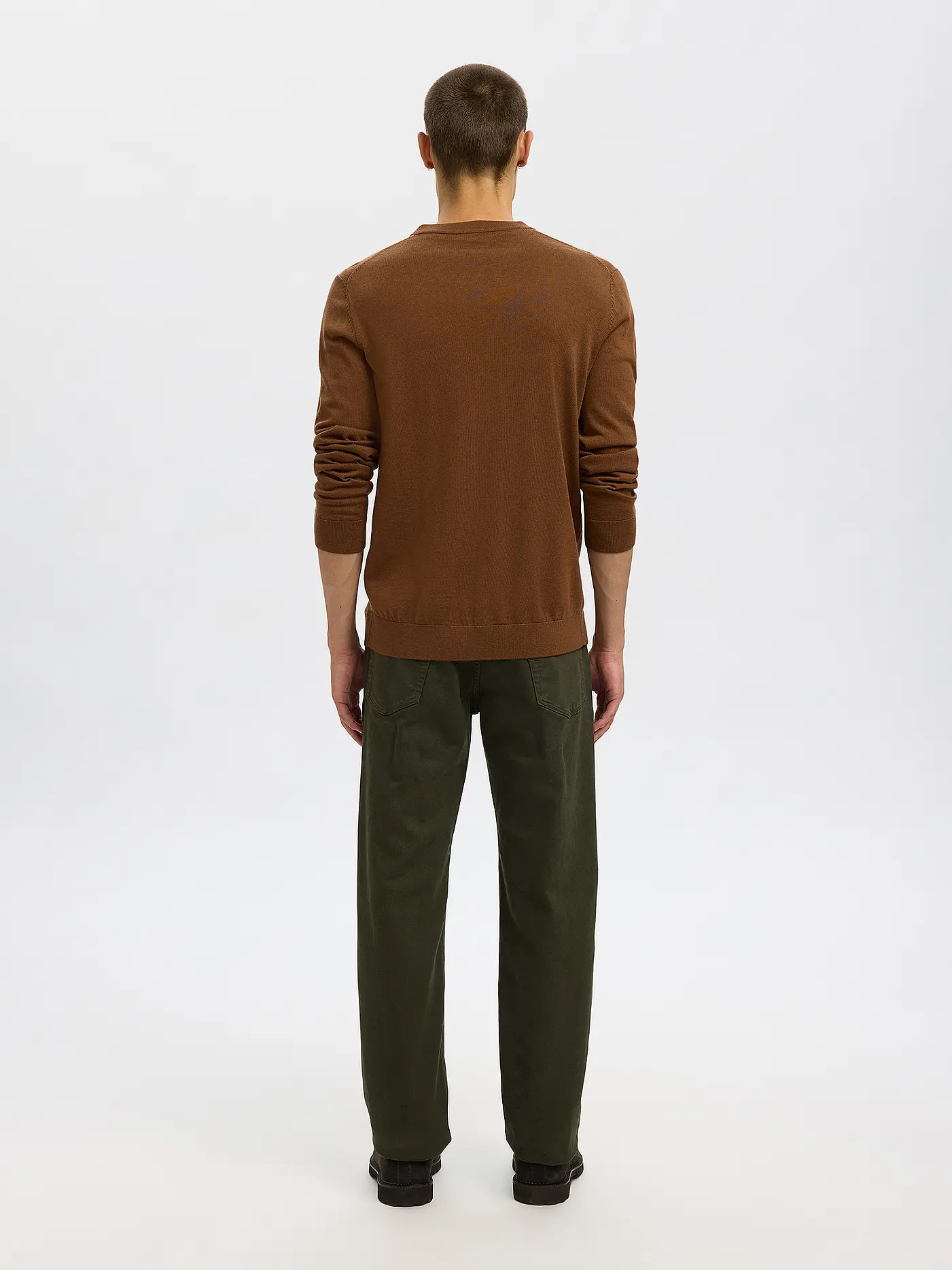 SELECTED | Pullover SLHTRAY  | braun