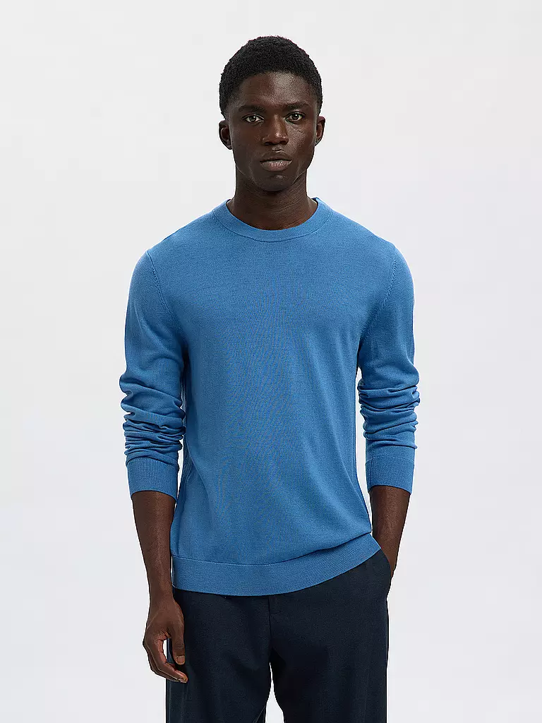 SELECTED | Pullover SLHTRAY  | hellblau