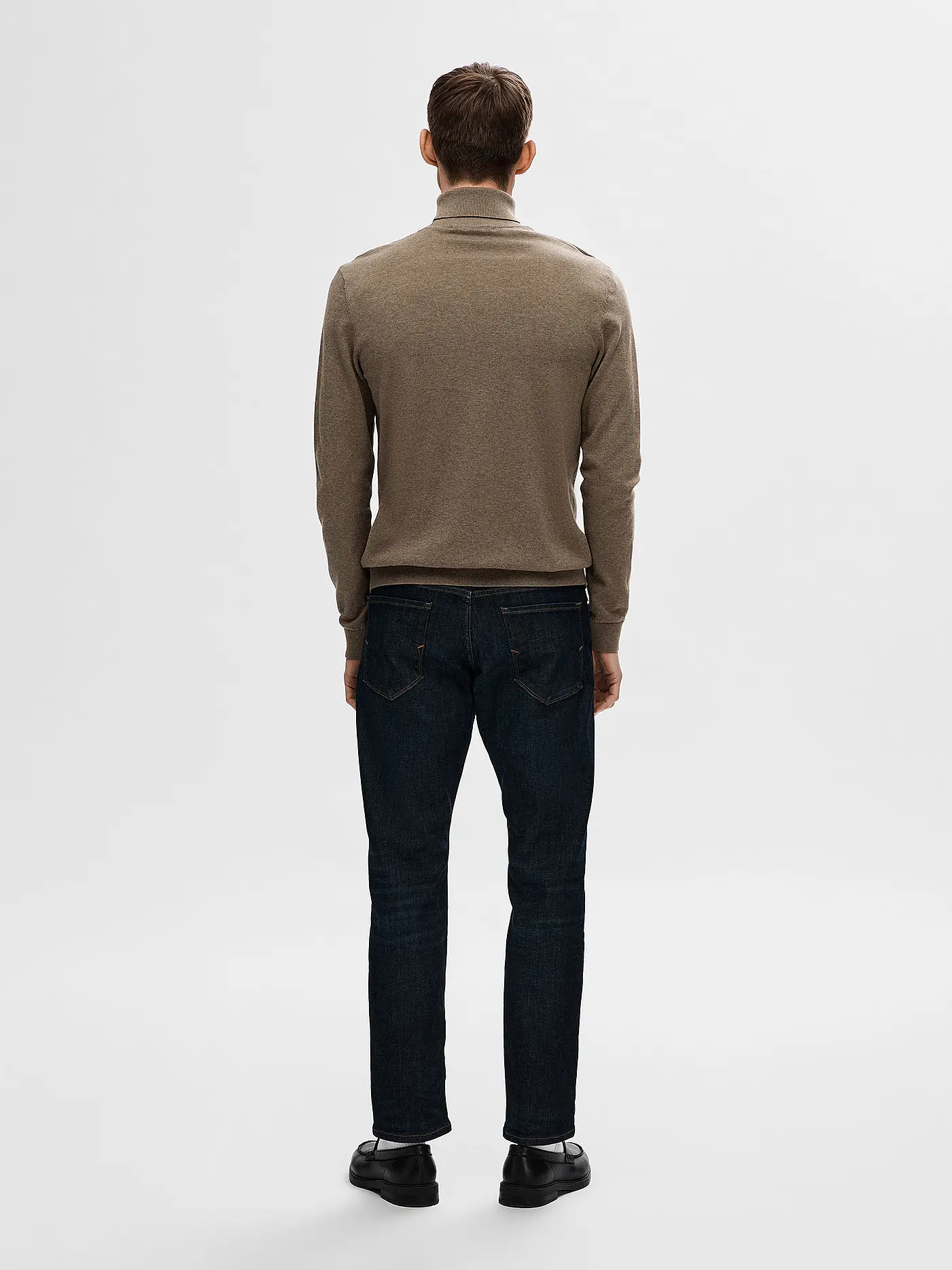 SELECTED | Rollkragenpullover SLHBERG | braun