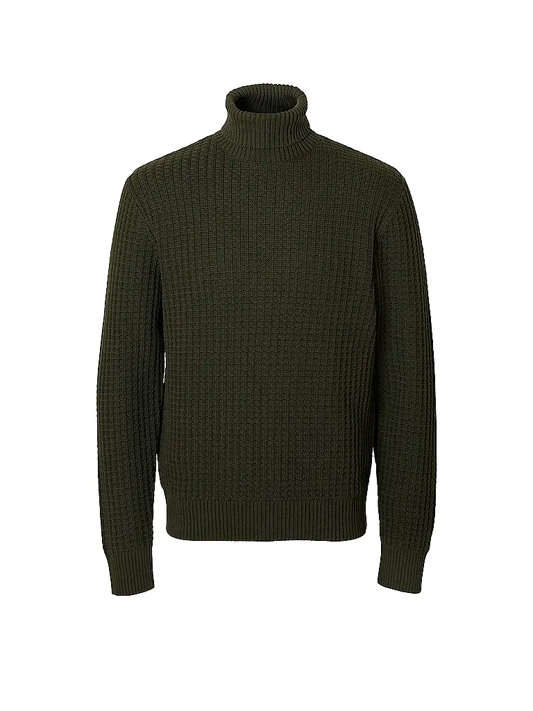 SELECTED | Rollkragenpullover SLHTOM | grau