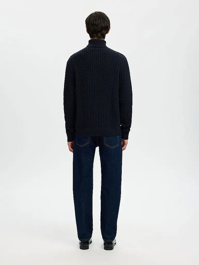 SELECTED | Rollkragenpullover SLHTOM | blau