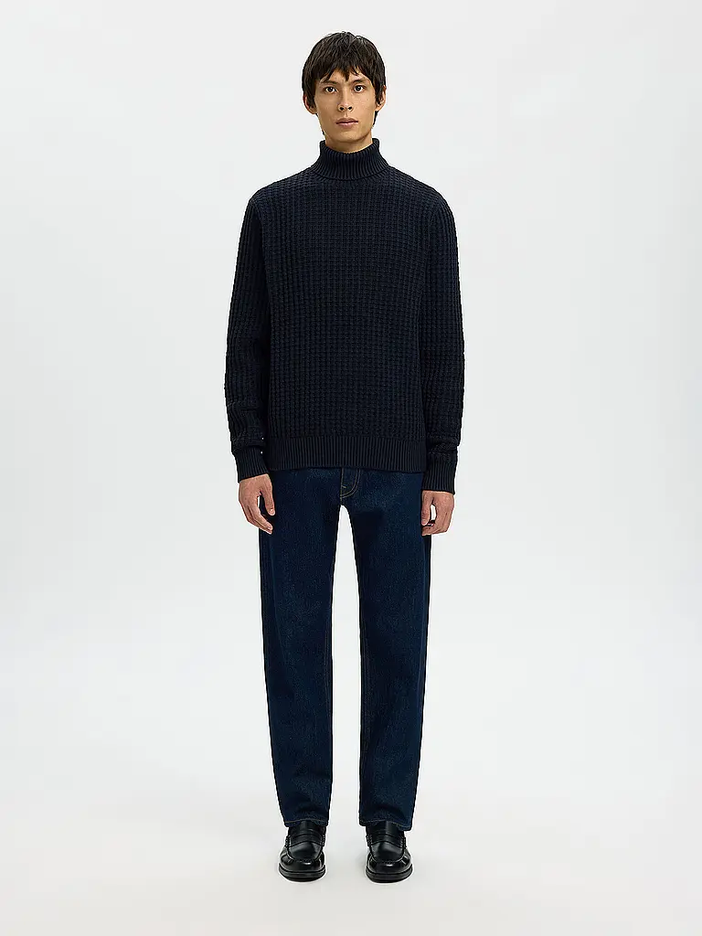 SELECTED | Rollkragenpullover SLHTOM | blau
