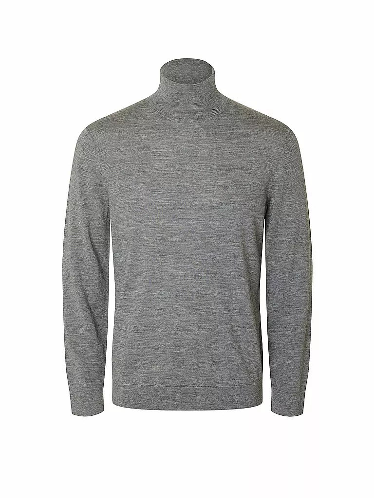 SELECTED | Rollkragenpullover SLHTRAY | grau