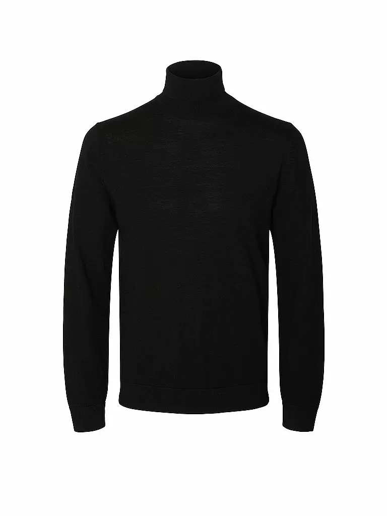 SELECTED | Rollkragenpullover SLHTRAY | schwarz